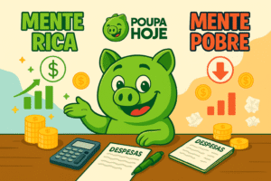 Diferença entre uma Mente Rica X Mente Pobre